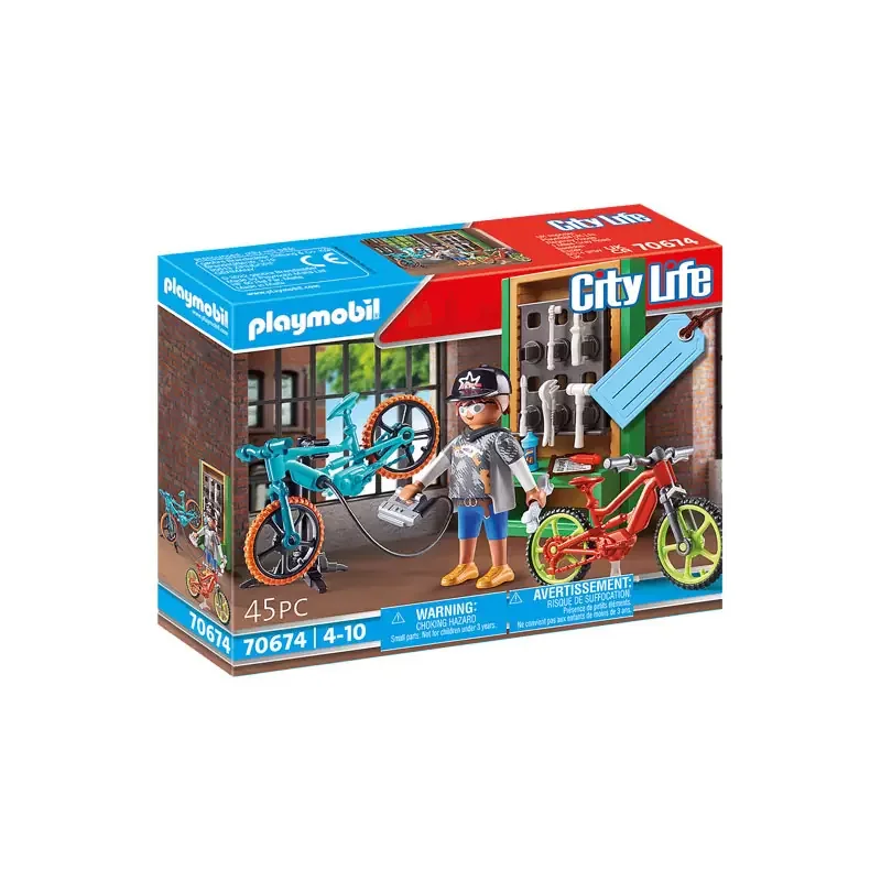 Φωτογραφία προϊόντος: Playmobil Gift Set Συνεργείο Ποδηλάτων (70674)