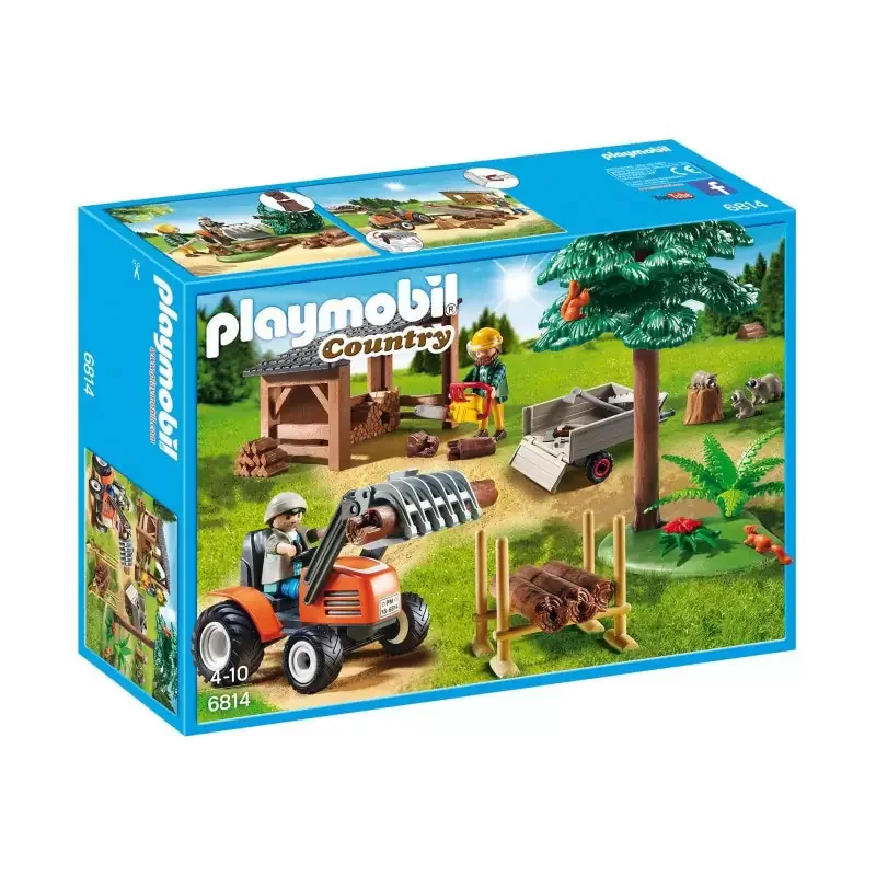 Φωτογραφία προϊόντος: Playmobil Ξυλοκόποι Με Τρακτέρ (6814)