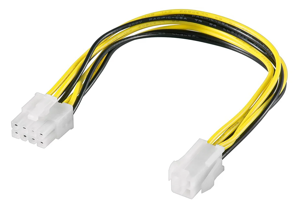 Φωτογραφία προϊόντος: GOOBAY καλώδιο 4pin σε 8pin ATX12 P4 51358, 0.2m
