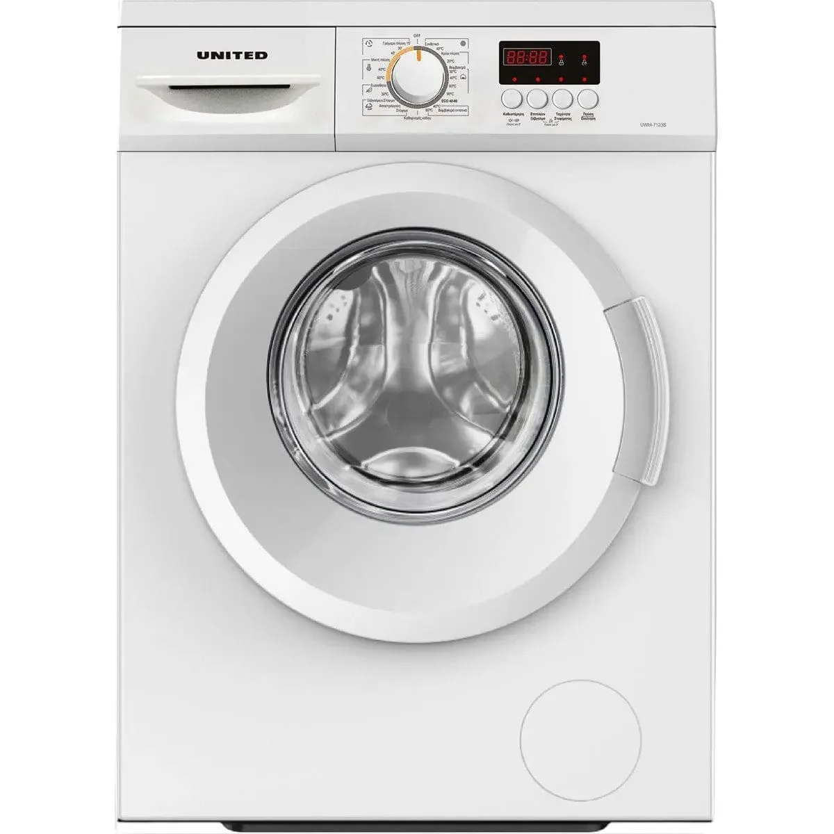 Φωτογραφία προϊόντος: United UWM-7123S SLIM Πλυντήριο Ρούχων