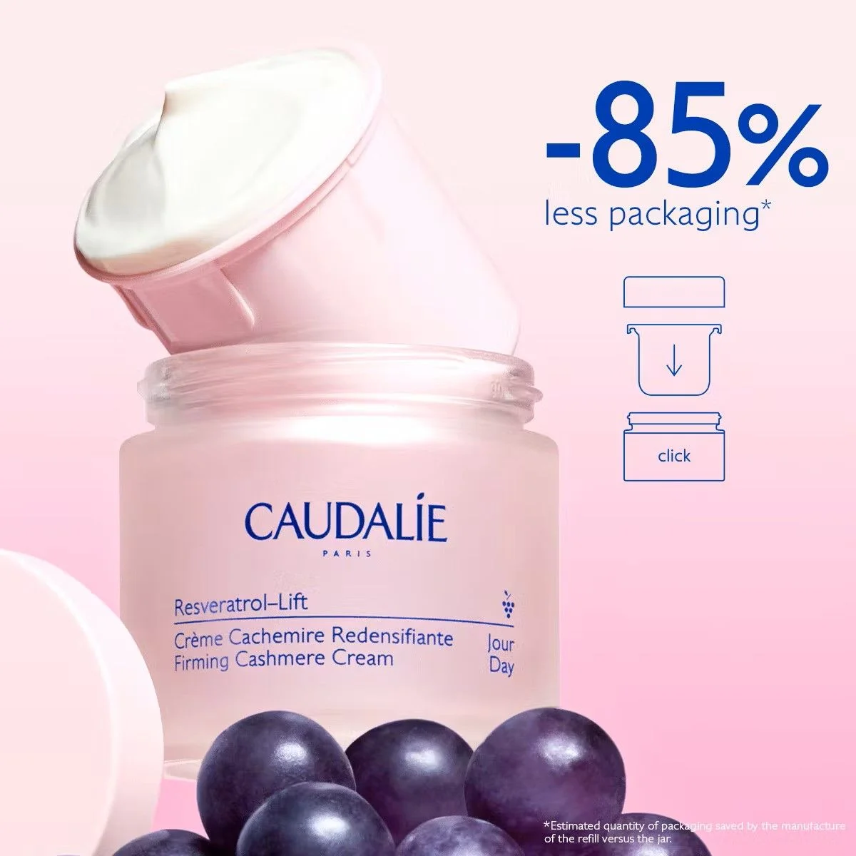 Φωτογραφία προϊόντος: CAUDALIE RESVERATROL-LIFT CASHMERE CREAM 50 ML REFILL