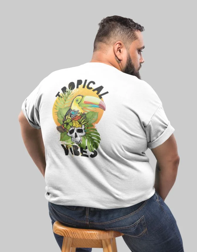 Φωτογραφία προϊόντος: TKT Tropical vibes t-shirt plus size
