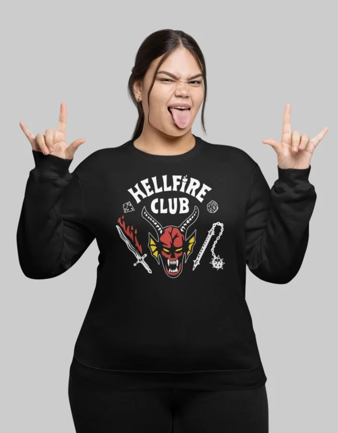 Φωτογραφία προϊόντος: ΤΚΤ Stranger Things Hellfire Club w φούτερ