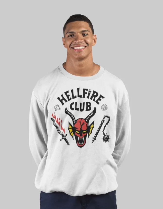 Φωτογραφία προϊόντος: ΤΚΤ Stranger Things Hellfire Club φούτερ