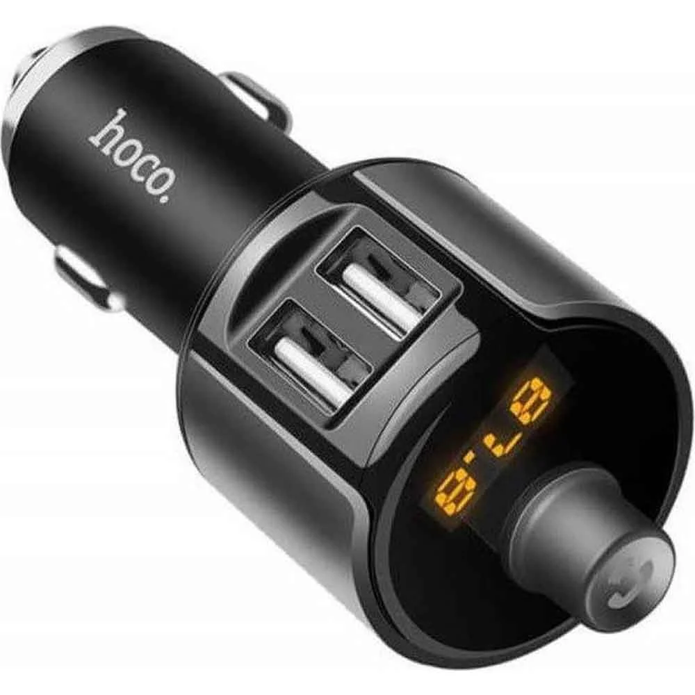 Φωτογραφία προϊόντος: Hoco Smart FM Launcher Transmitter And Charger Black