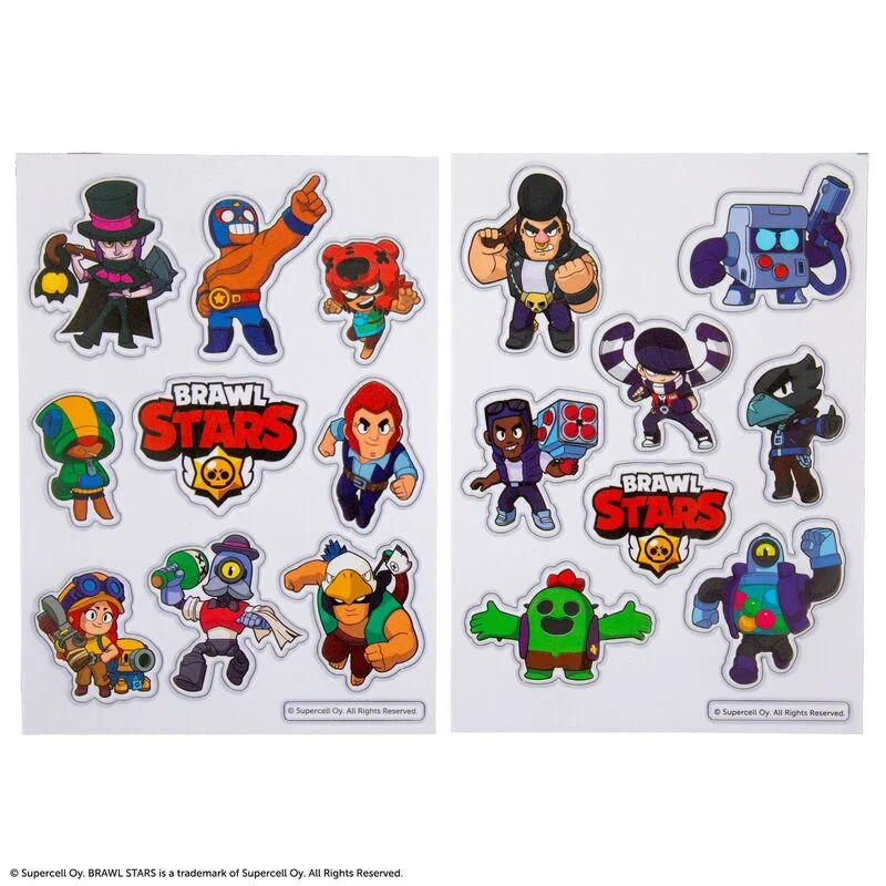 Φωτογραφία προϊόντος: Cinereplicas Σετ 10 τεμ στίκερς Puffy Stickers Brawl Stars