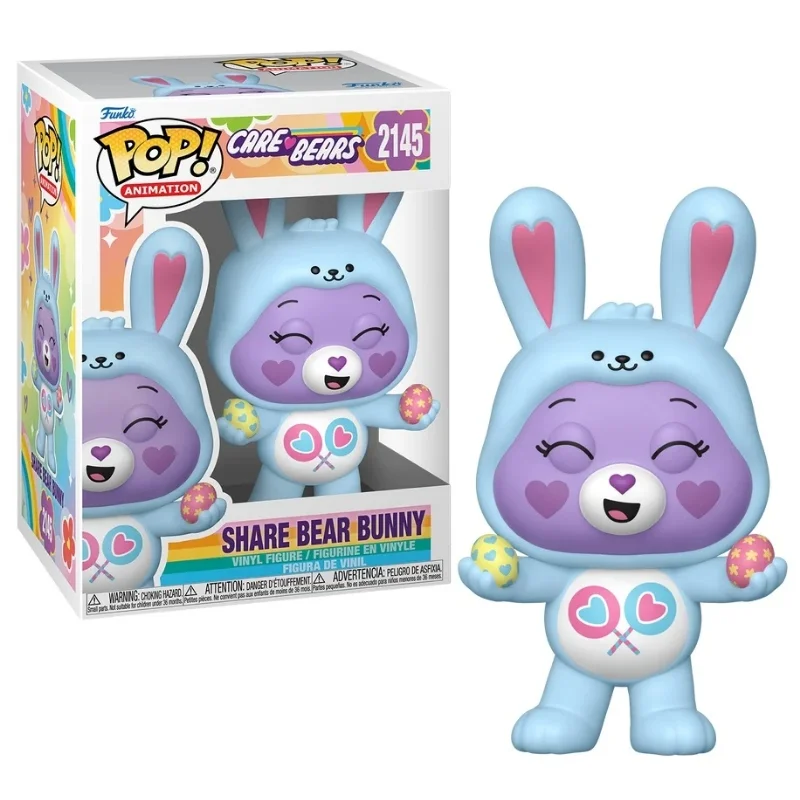 Φωτογραφία προϊόντος: Φιγούρα Funko Pop! Animation: Care Bears - Share Bear Bunny #2145 Vinyl Figure
