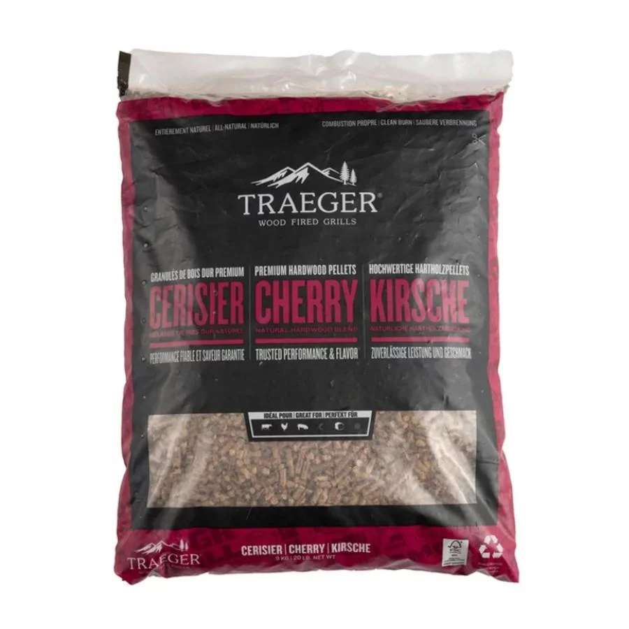 Φωτογραφία προϊόντος: Traeger Grills PREMIUM BBQ PELLETS FSC - CHERRY PELLETS- 9 KG BAG