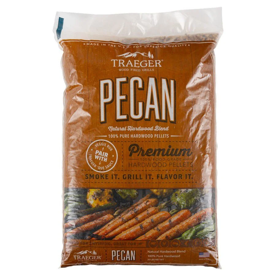 Φωτογραφία προϊόντος: Traeger Grills PREMIUM BBQ PELLETS PECAN PELLETS 9 KG BAG