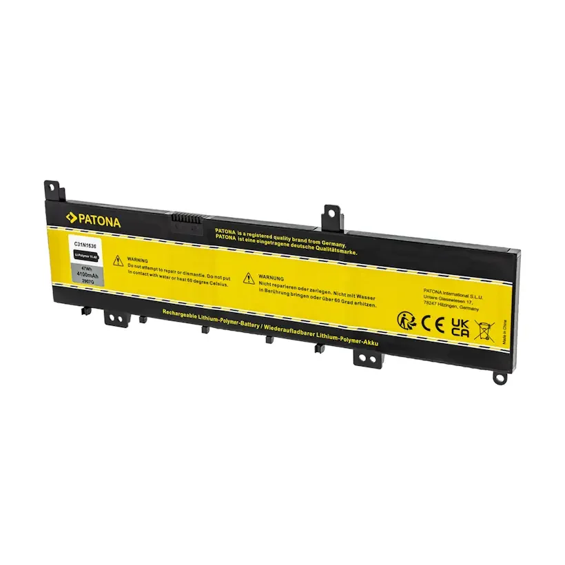 Φωτογραφία προϊόντος: Patona Battery Asus N580VN C31N1636