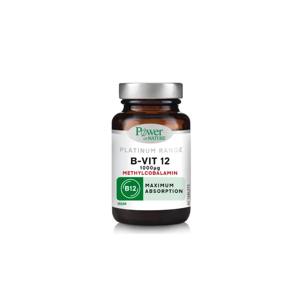 Φωτογραφία προϊόντος: POWER OF NATURE Platinum B-Vit12 1000μg 60tabs