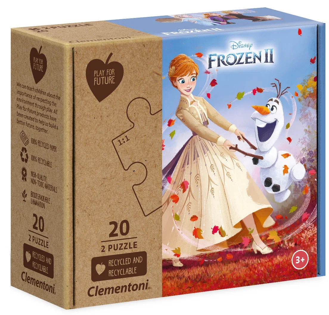 Φωτογραφία προϊόντος: Clementoni 2 παζλ Disney Frozen 2, από 20 τμχ σε οικολογική συσκευασία