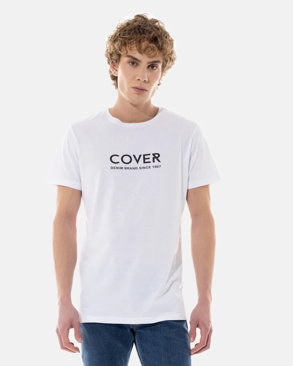Φωτογραφία προϊόντος: COVER DENIM SPIRIT Y101 T-SHIRT #ffffff