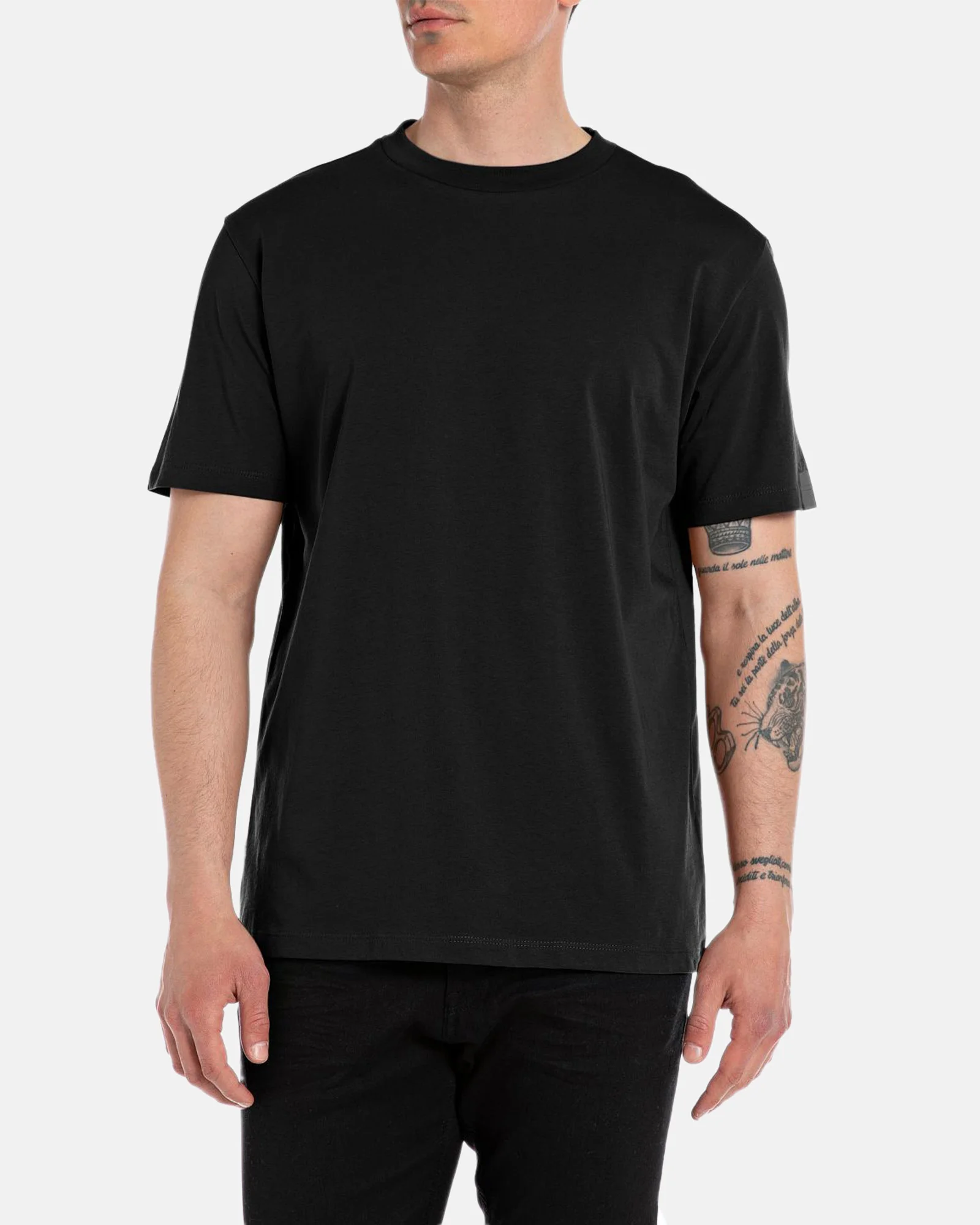 Φωτογραφία προϊόντος: REPLAY BASIC JERSEY T-SHIRT #000000