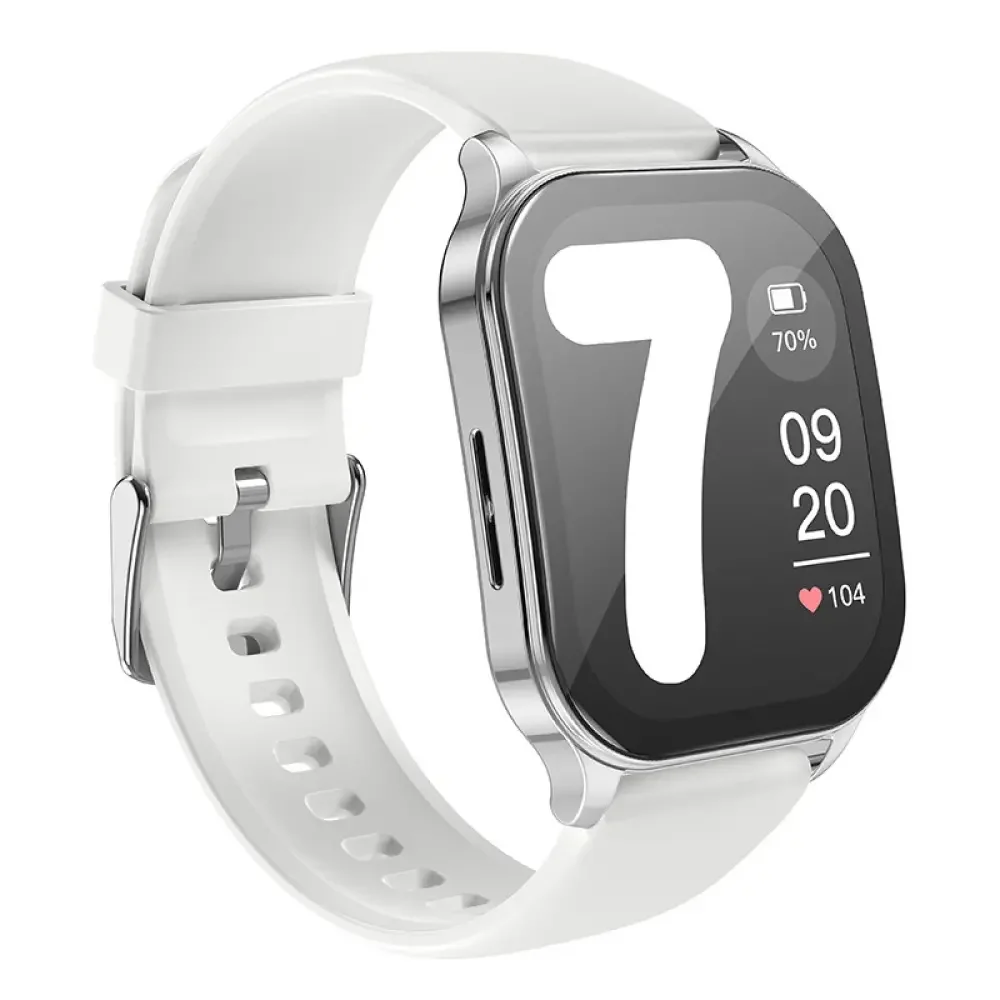 Φωτογραφία προϊόντος: Smartwatch Hoco Y19 IP68 AMOLED Οθόνη 1.96" 300mAh V5.2 με Δυνατότητα Κλήσεων Ασημί