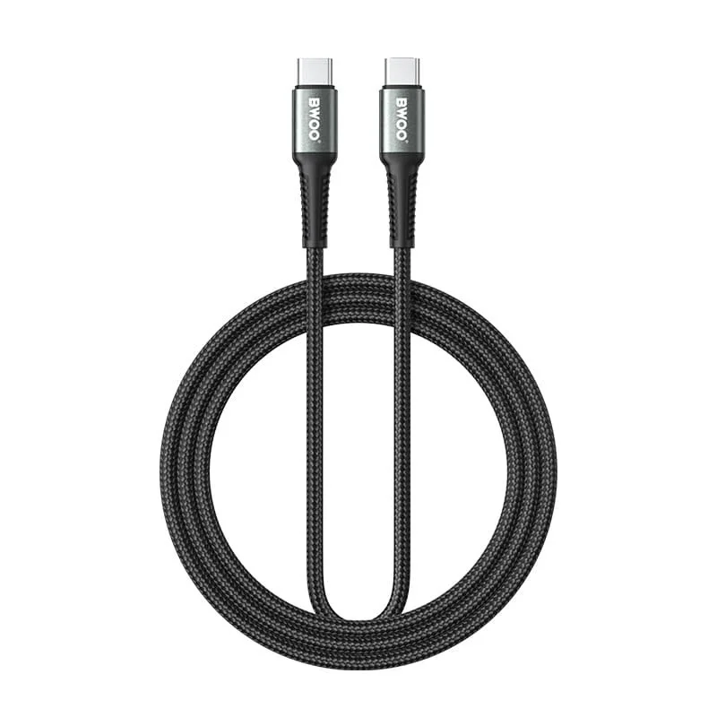 Φωτογραφία προϊόντος: OEM BWOO 60W Braided USB-C to USB-C cable, 3 m