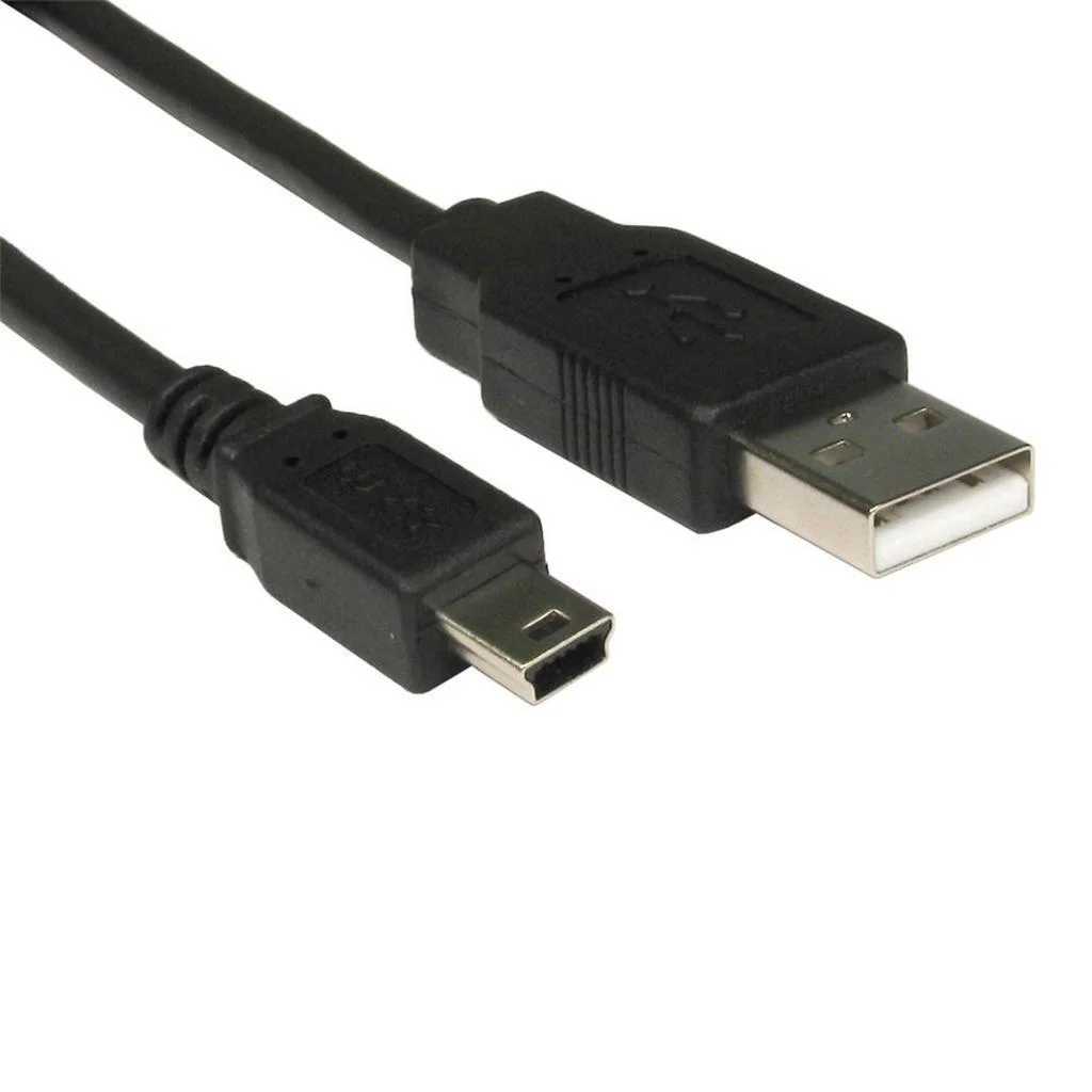 Φωτογραφία προϊόντος: OEM USB 2.0 Cable USB-A male - mini USB-B male 1m (T_0011208)