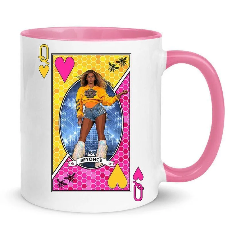 Φωτογραφία προϊόντος: Beyonce queen μπιγιονσέ mug no1 κούπα 330ml λευκή ροζ