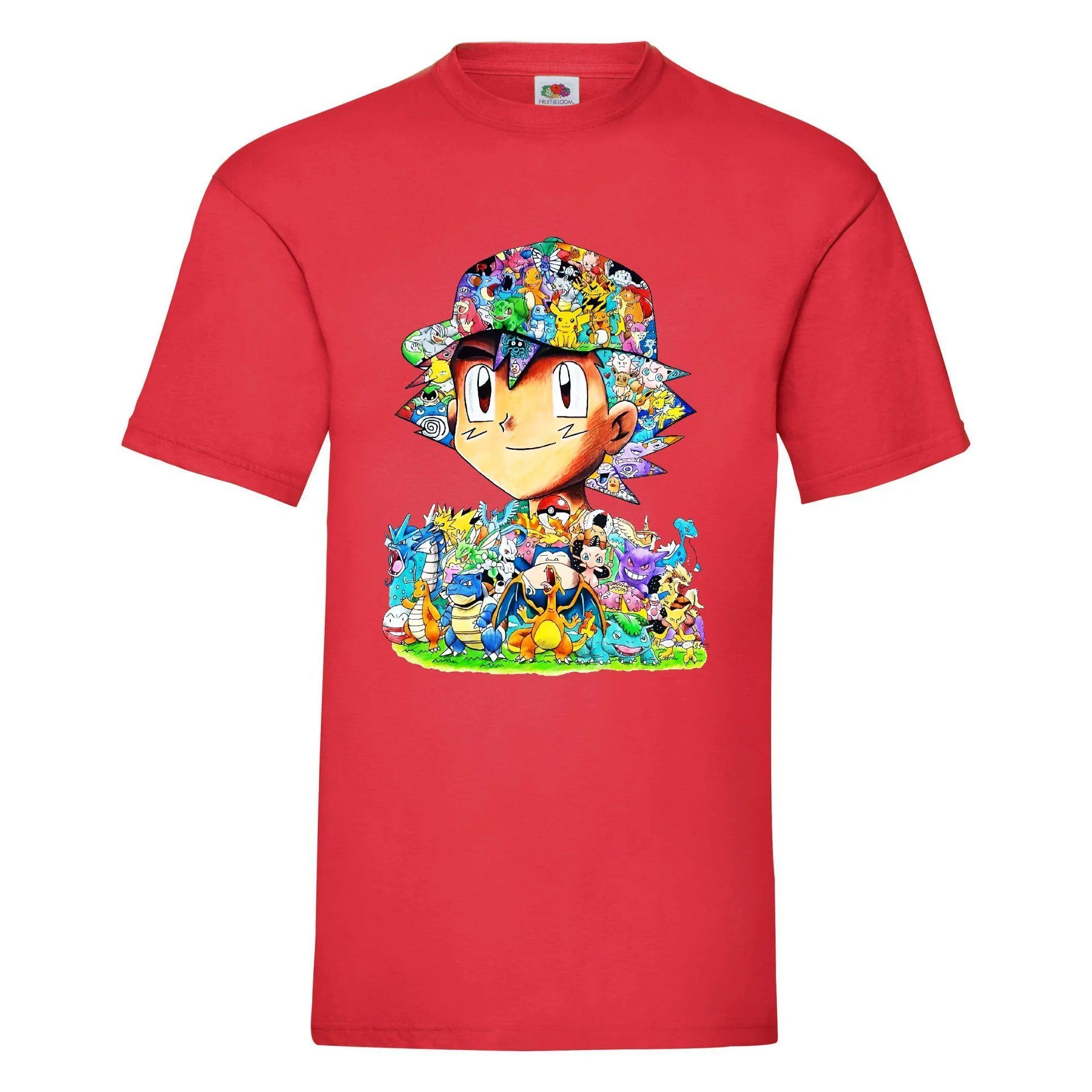 Φωτογραφία προϊόντος: Μπλούζα Pokemon Ash Ketchum Pikachu Original Fruit of the loom 100% βαμβάκι no25
