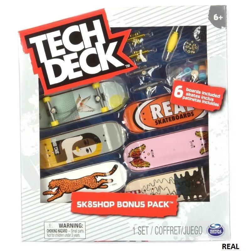 Φωτογραφία προϊόντος: Techdeck Sk8 Shop Bonus Pack orange REAL and pink skateboards