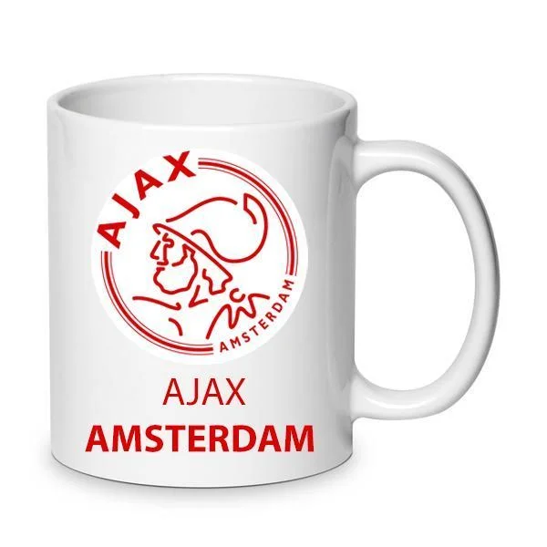 Φωτογραφία προϊόντος: Κούπα Ajax κεραμική 330ml λευκή no2