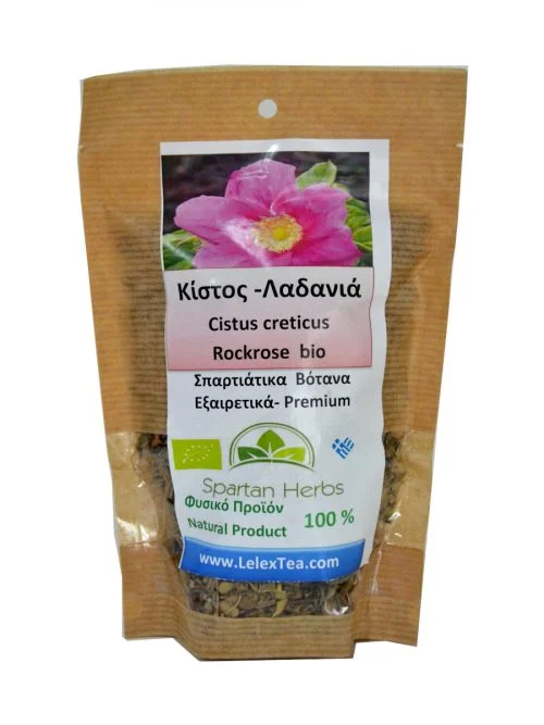 Φωτογραφία προϊόντος: LelexTea-Κίστος – Λαδανιά-Cistus creticus incanus bio 35 gr