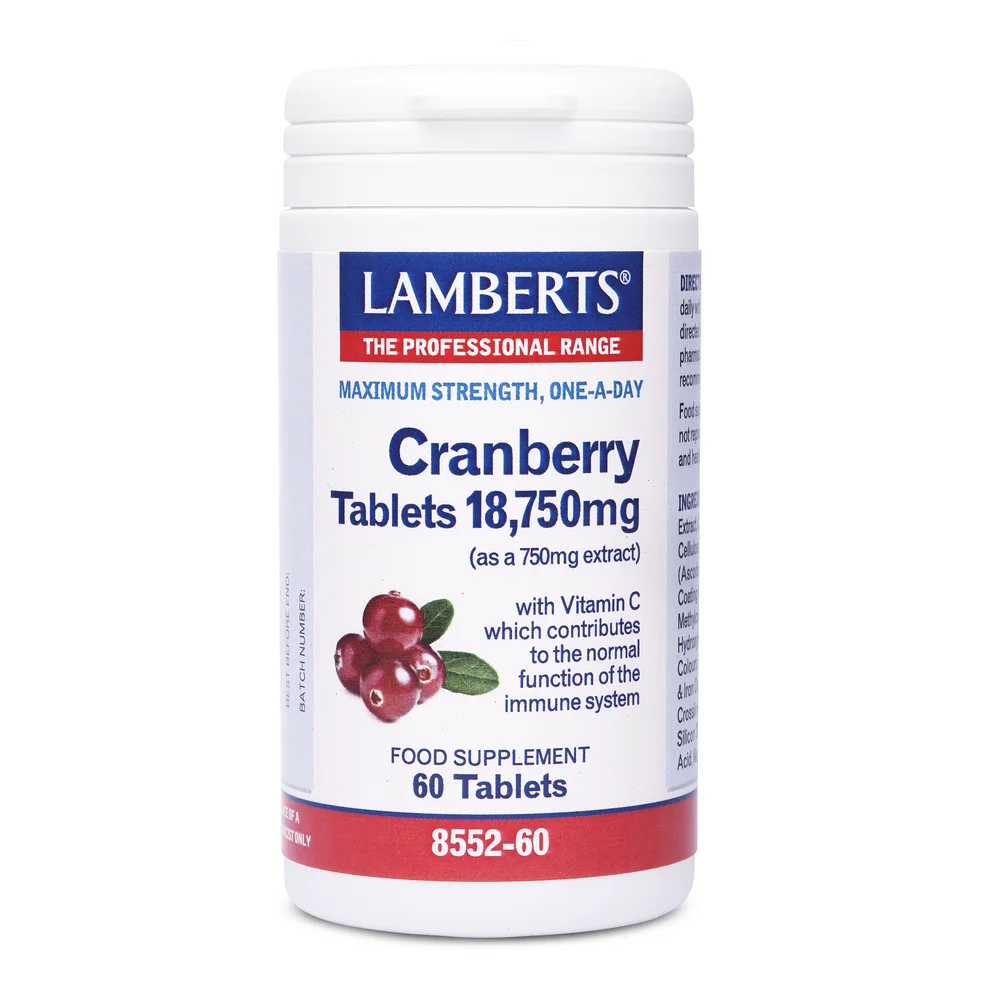 Φωτογραφία προϊόντος: Lamberts Cranberry 18,750mg-60tabl