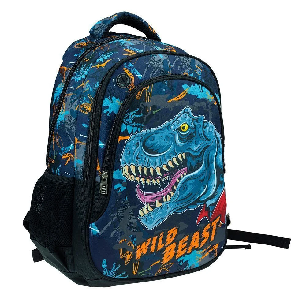 Φωτογραφία προϊόντος: Back Me Up Wild Dino Beast Σχολική Τσάντα Πλάτης Δημοτικού Πολύχρωμη