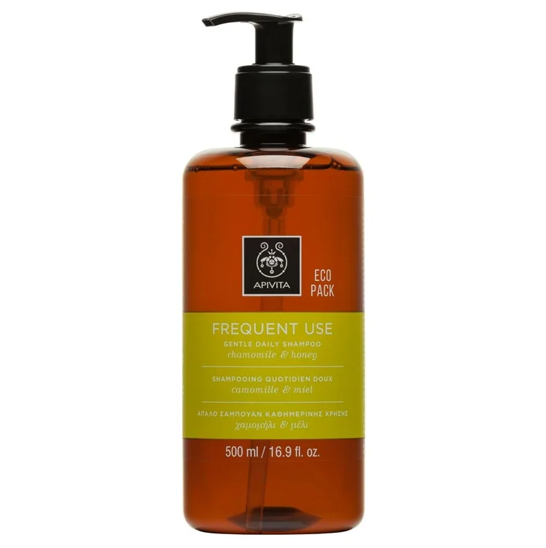 Φωτογραφία προϊόντος: Apivita Eco Pack Frequent Use Gentle Daily Shampoo Chamomile +amp; Honey-500ml