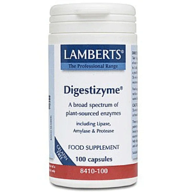 Φωτογραφία προϊόντος: Lamberts Digestizyme Πεπτικά Ένζυμα 100 Capsules