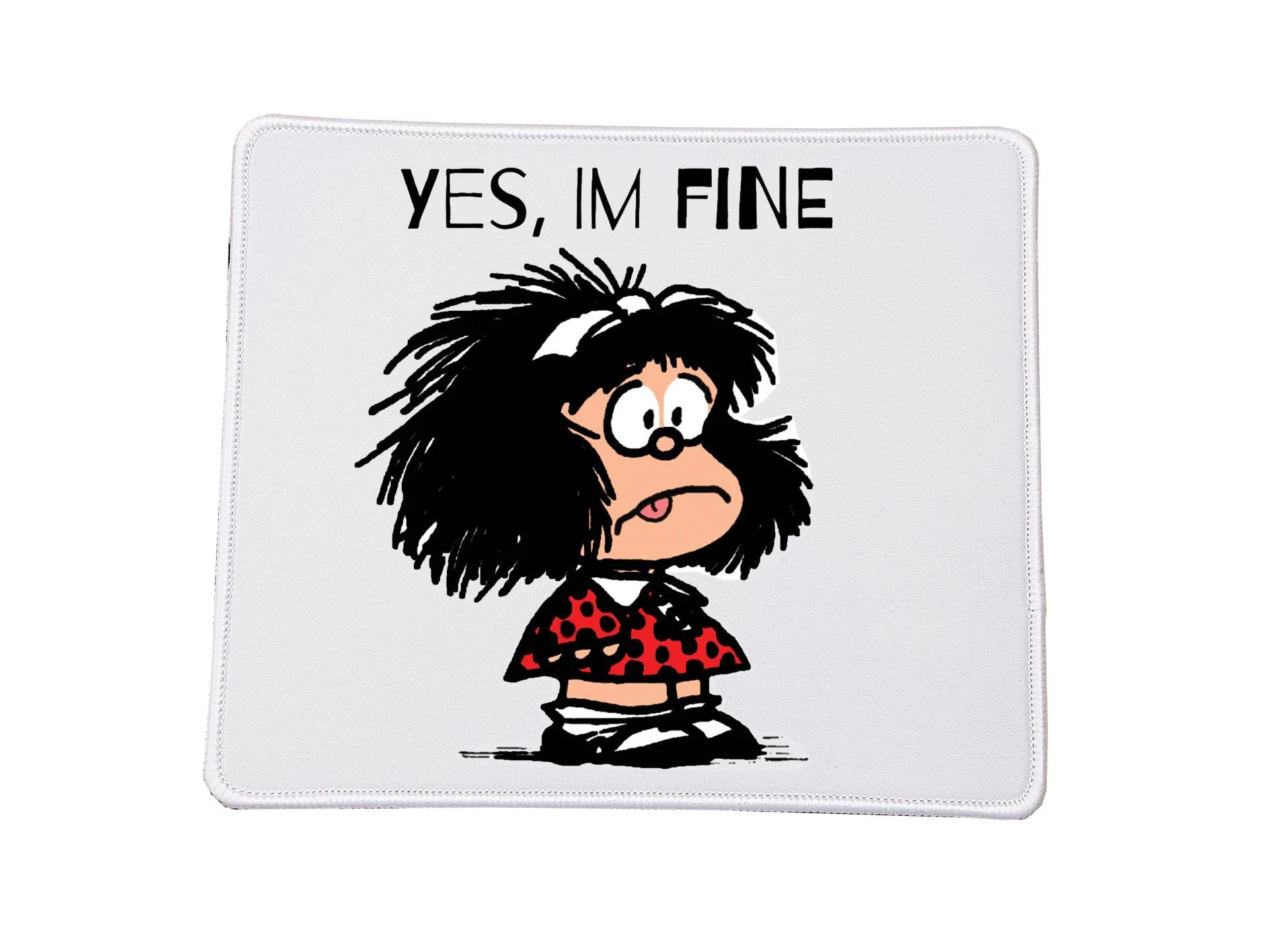Φωτογραφία προϊόντος: Mousepad Mafalda no5 Βάση για το ποντίκι Ορθογώνιο 23x20cm Ποιοτικού υλικού αντοχής