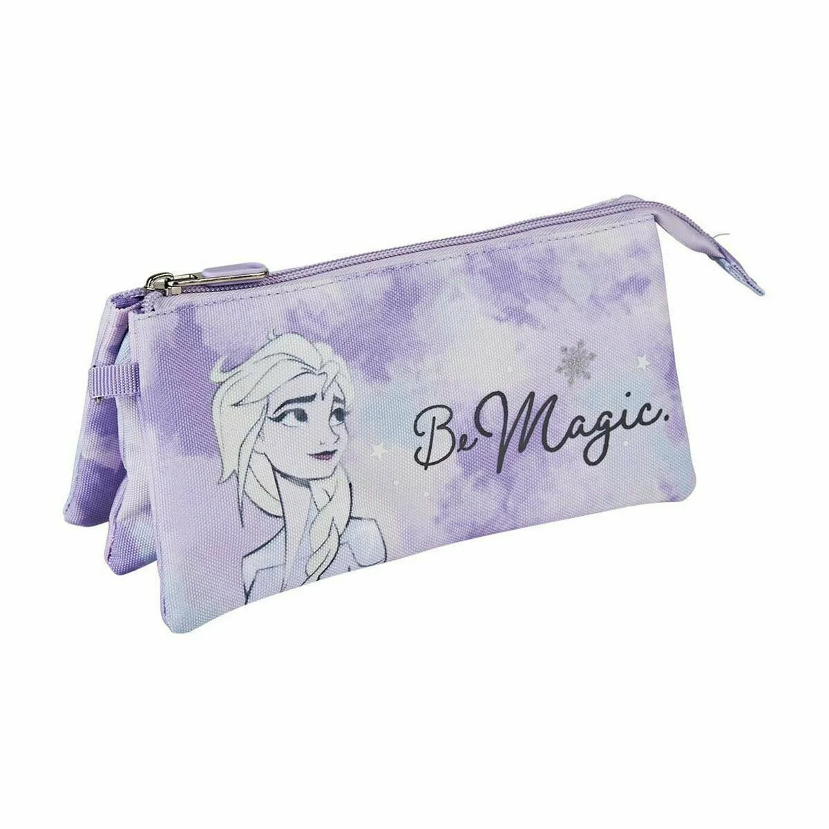 Φωτογραφία προϊόντος: Frozen Be Magic Κασετίνα με 3 Θήκες σε Λιλά χρώμα 1τμχ