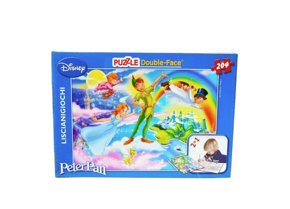 Φωτογραφία προϊόντος: Puzzle και Ζωγραφική Double Face PeterPan Πίτερ παν 204 pcs