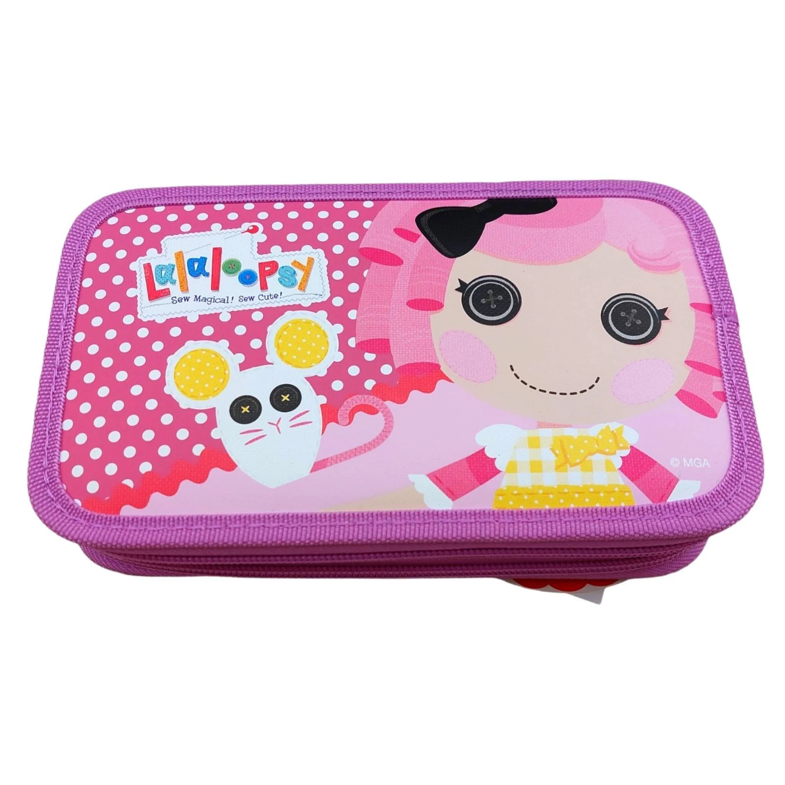 Φωτογραφία προϊόντος: Κασετίνα Γνήσια Lalaloopsy Γεμάτη με 2 Θήκες σε ροζ χρώμα 1τμχ 12x20cm