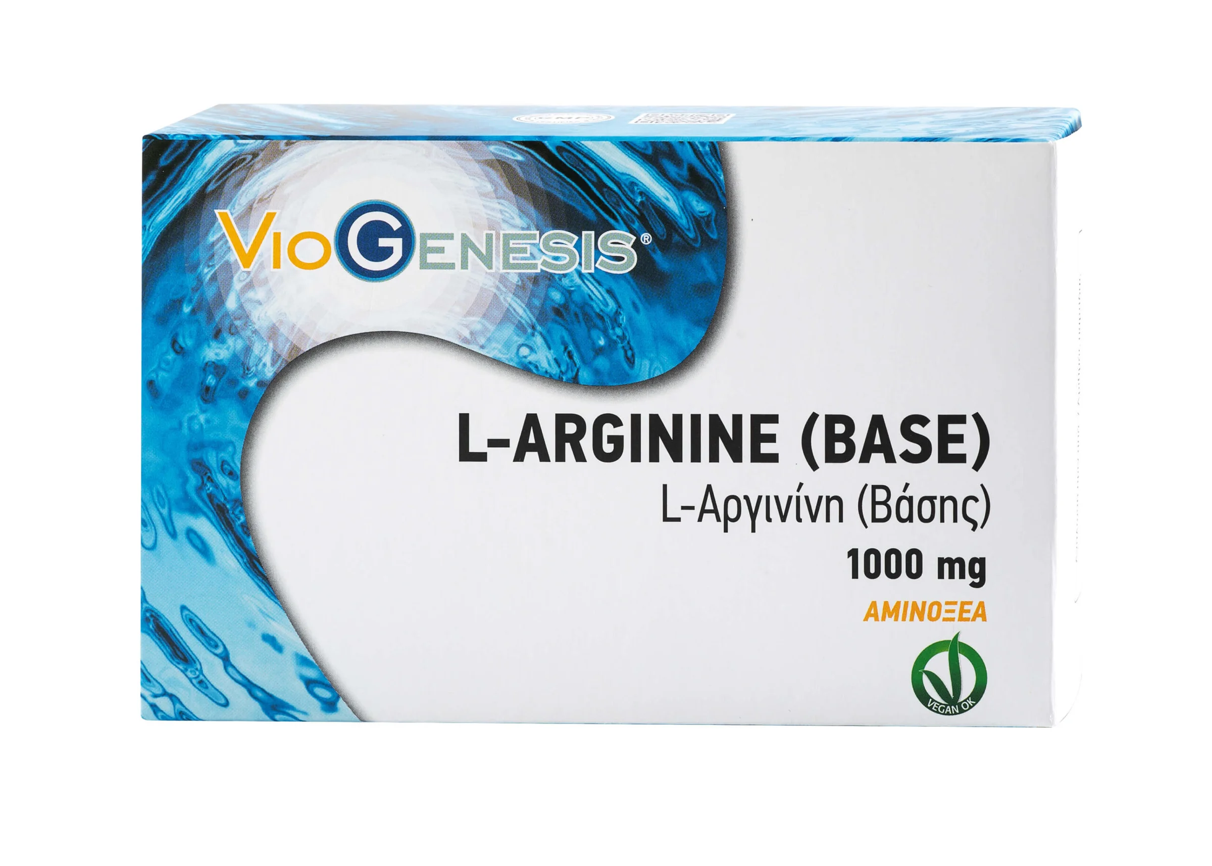 Φωτογραφία προϊόντος: Viogenesis L-Arginine (Base) 1000 mg 60tabs
