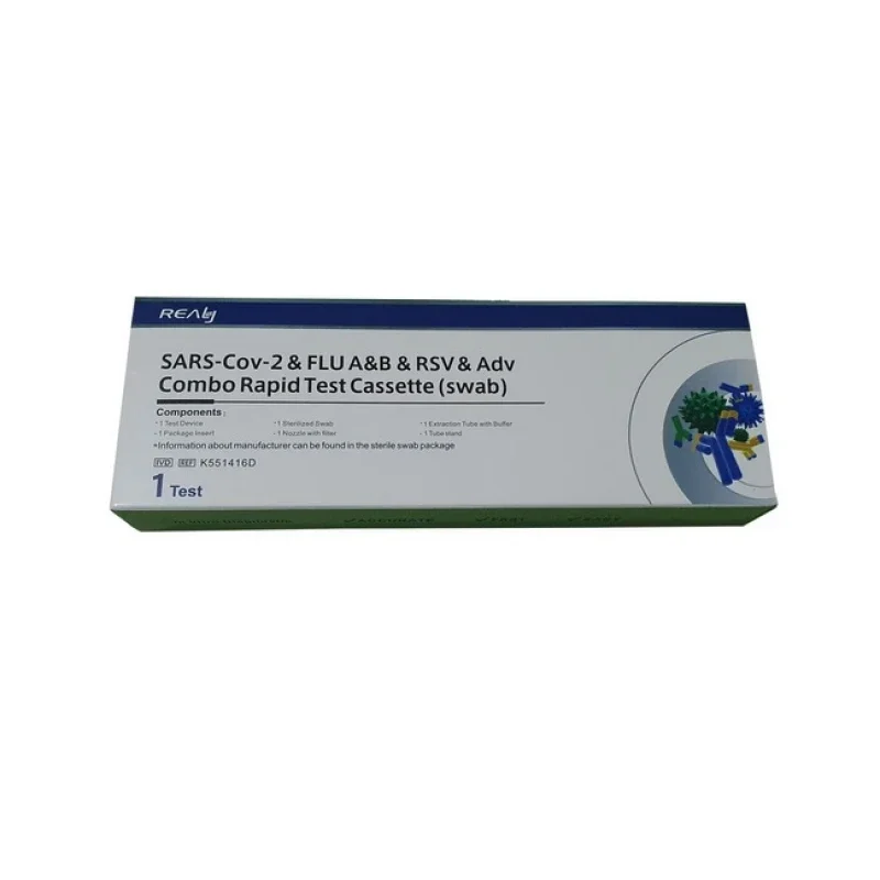 Φωτογραφία προϊόντος: REALY TECH Combo Rapid Test for SARS-Cov-2 +amp; FLU A+amp;B +amp; RSV +amp; Adv -1tmx