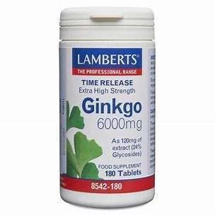 Φωτογραφία προϊόντος: Lamberts Gingo 6000mg-180caps