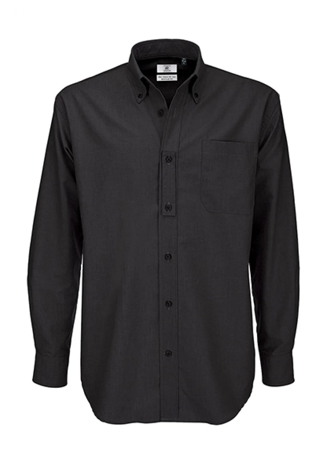Φωτογραφία προϊόντος: B&C OXFORD LSL MEN SHIRT ΜΑΥΡΟ