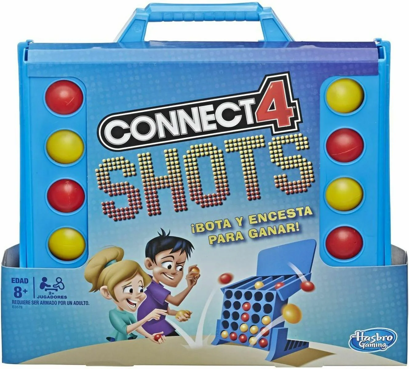 Φωτογραφία προϊόντος: Connect 4 Shots Hasbro Επιτραπέζιο Παιχνίδι Score 4 4ΒΟΛΕΣ ΠΑΙΚΤΕΣ 2 8+