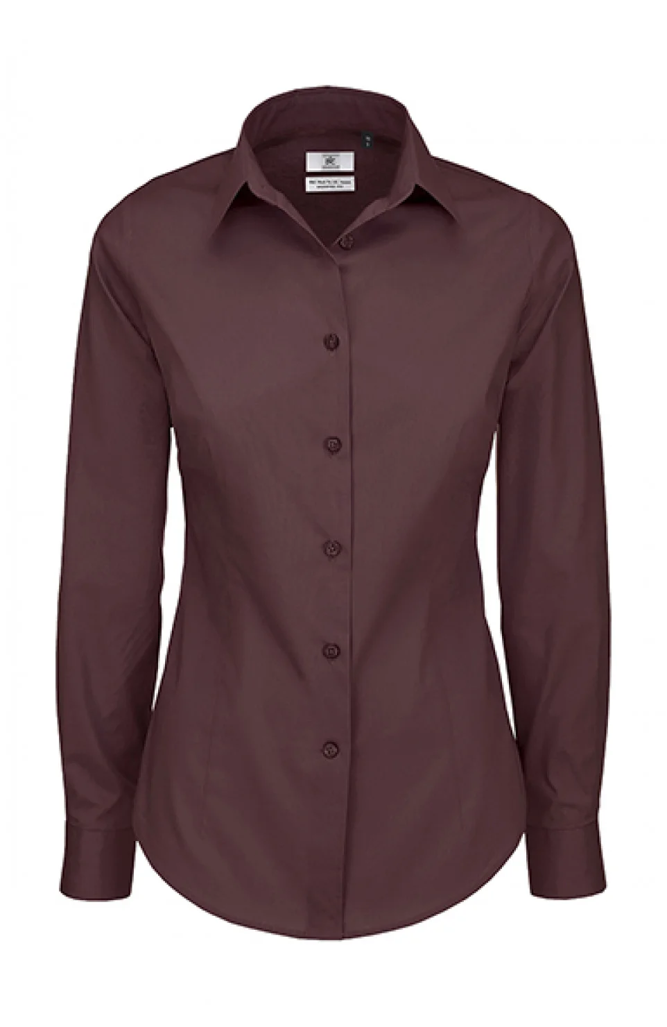Φωτογραφία προϊόντος: B&C BLACK TIE LSL WOMEN SHIRT ΜΠΟΡΝΤΩ