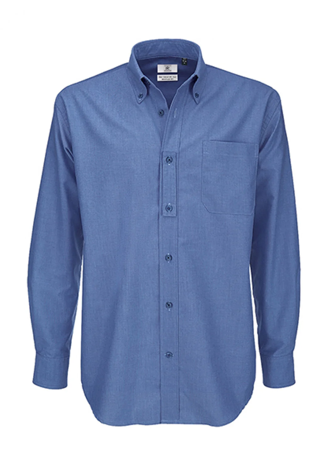 Φωτογραφία προϊόντος: B&C OXFORD LSL MEN SHIRT BLUE CHIP
