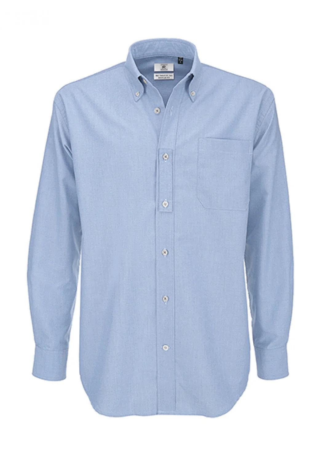 Φωτογραφία προϊόντος: B&C OXFORD LSL MEN SHIRT ΜΠΛΕ