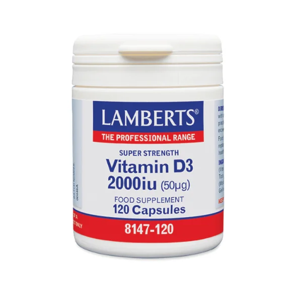Φωτογραφία προϊόντος: Lamberts Vitamin D3 2000iu-120caps