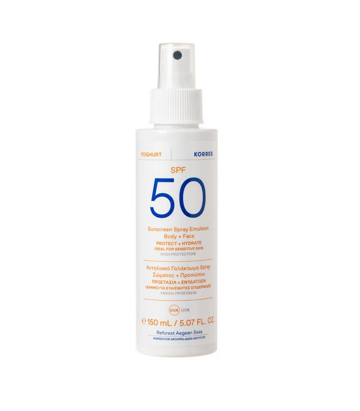 Φωτογραφία προϊόντος: Korres Yoghurt Sunscreen Emulsion Face +amp; Body SPF50 150ml