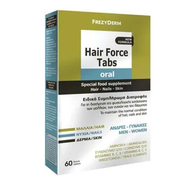 Φωτογραφία προϊόντος: Frezyderm Hair Force Tabs Oral 60 tablets