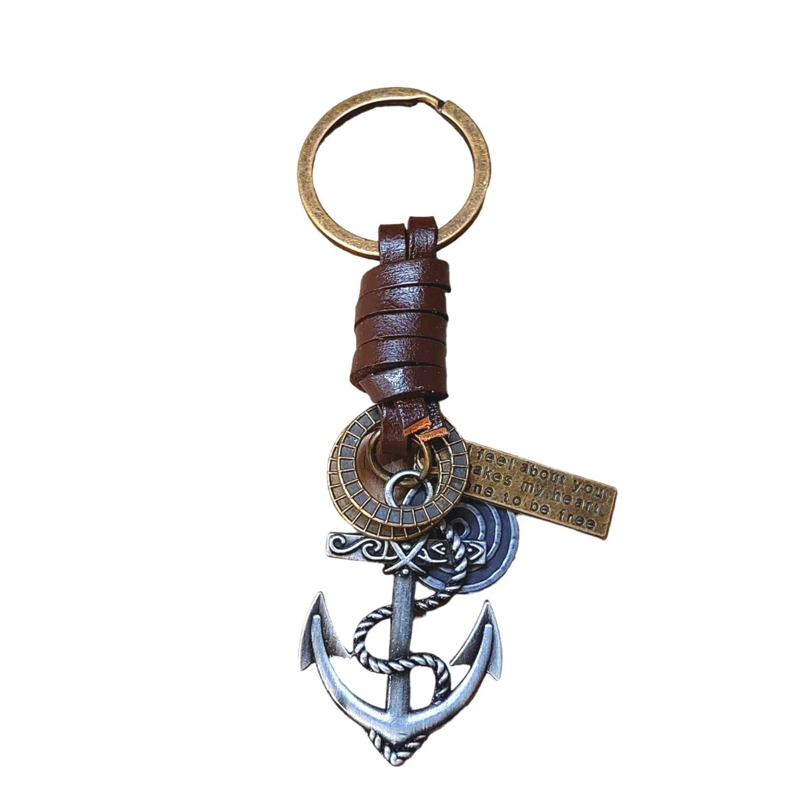 Φωτογραφία προϊόντος: Μπρελόκ άγκυρα Vintage nautical style