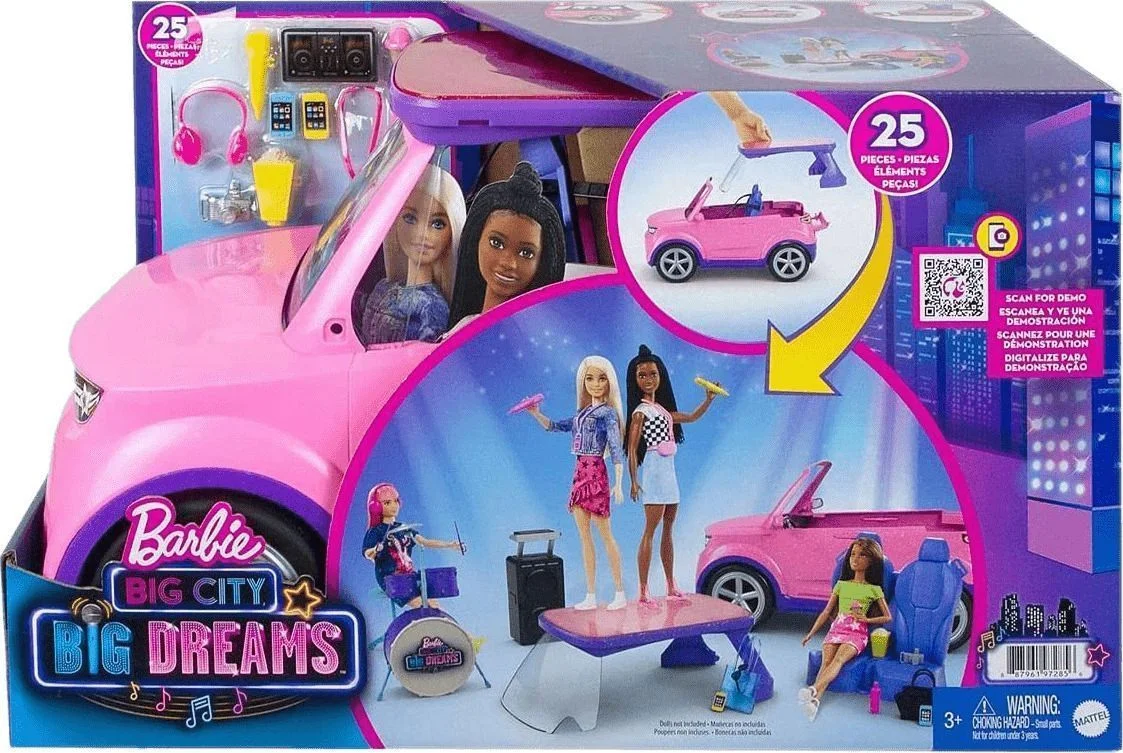 Φωτογραφία προϊόντος: Barbie Αμάξι Που Μετατρέπεται Σε Μουσική Σκηνή Και 25 Αξεσουάρ