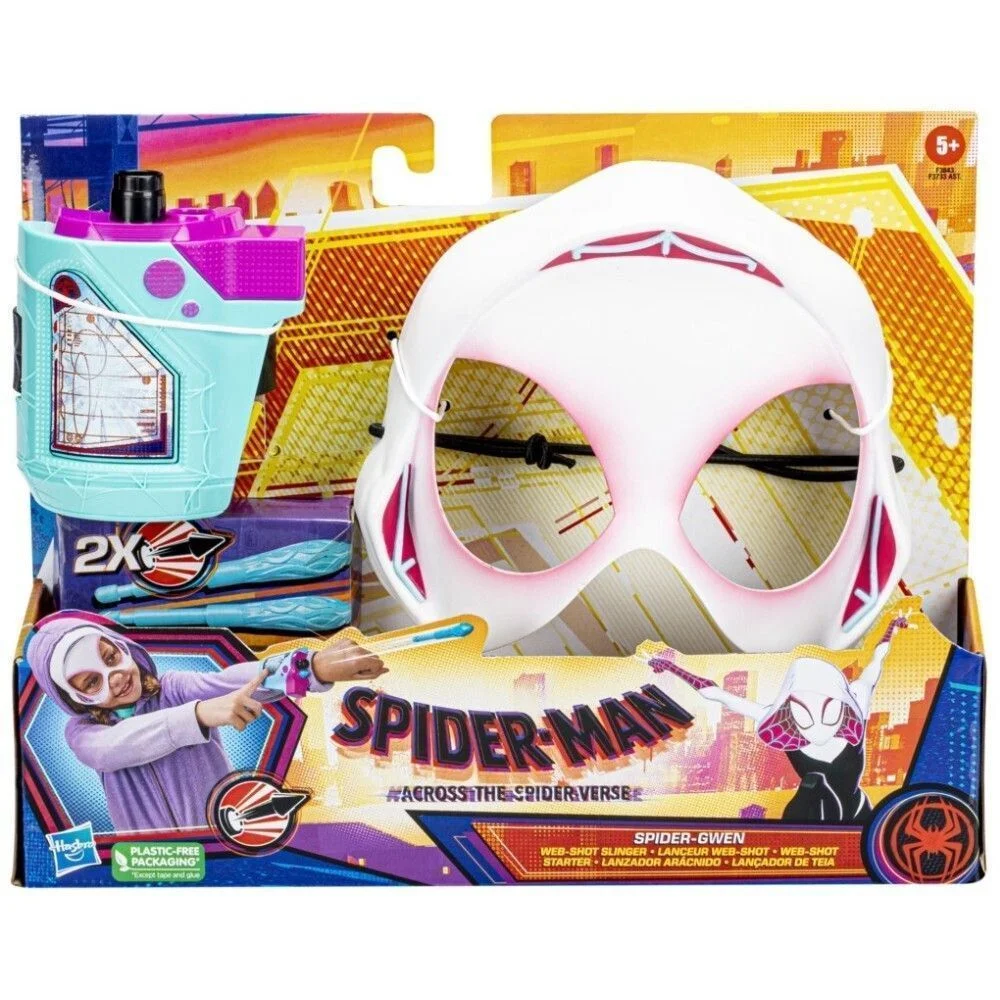 Φωτογραφία προϊόντος: Web Slinger με Μάσκα Spiderman Λευκό για 5+ Ετών 1τμχ