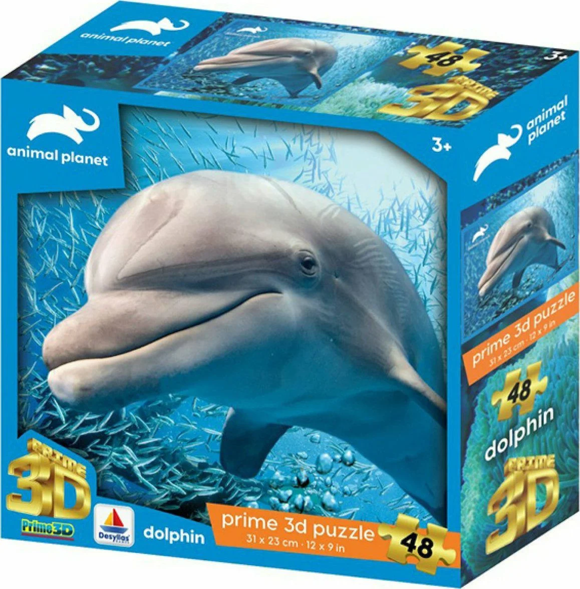 Φωτογραφία προϊόντος: Super 3D Puzzle Δελφίνι 48 Κομμάτια