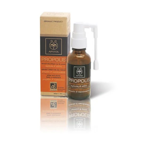 Φωτογραφία προϊόντος: APIVITA Propolis Βιολογικό Spray για το Λαιμό με Πρόπολη +amp; Αλθαία 30ml